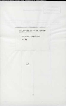 Edikt des Bischofs Franz Arnold von Münster: Ladung zum Lehnsempfang