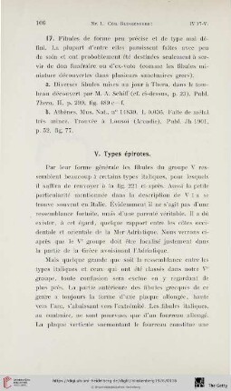 V. Types épirotes