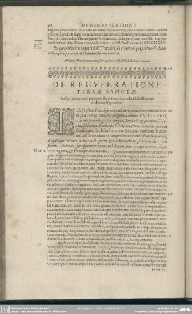 De Recuperatione Terrae Sanctae