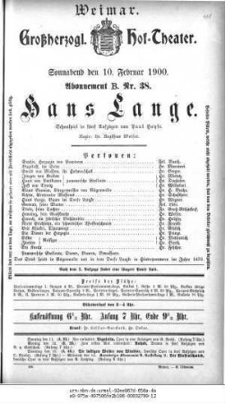 Hans Lange
