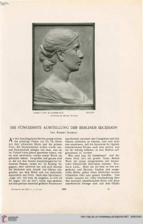 23: Die fünfzehnte Ausstellung der Berliner Secession