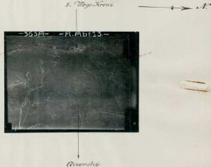 Foto deutscher und englischer Stellungen am 5. Wegekreuz westlich von Givenchy-en-Gohelle (Luftbild)