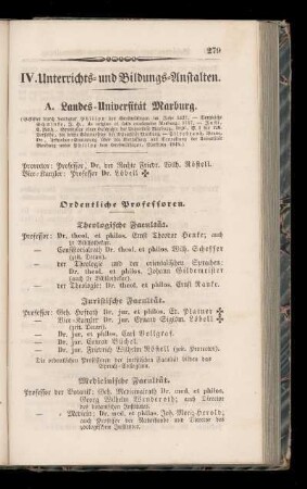 A. Landes=Universität Marburg.