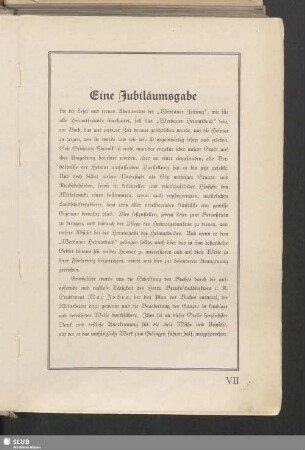Eine Jubiläumsausgabe