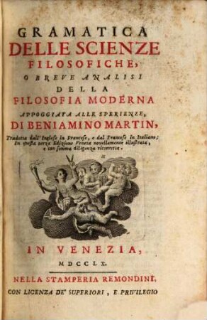 Gramatica delle Scienze Filosofiche