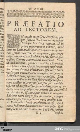 Praefatio ad lectorem