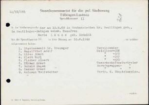 Leuze, Marie