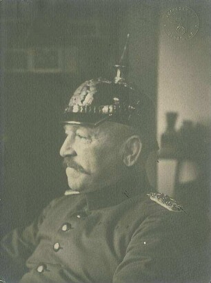 Julius Wilhelm von Meßmer, Oberleutnant, späterer Oberst, Brustbild