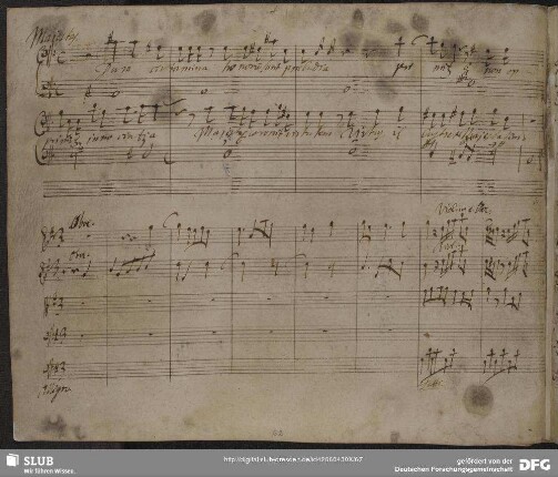 Recitativo: Dura certamina honorum sunt praeludia