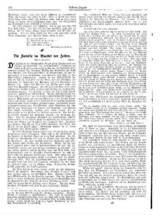 Die Familie im Wandel der Zeiten : (Schluß) ; [Beilage zur "Arbeiter-Jugend"]