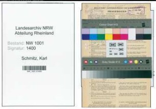 Entnazifizierung Karl Schmitz, geb. 17.09.1907 (Kraftfahrer)