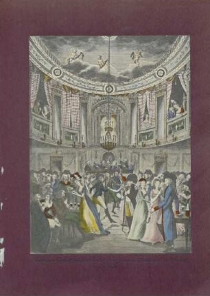 Abendgesellschaft im berühmten Bergerschen Tanzsaal zu Berlin