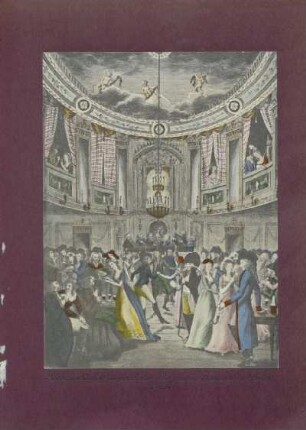 Abendgesellschaft im berühmten Bergerschen Tanzsaal zu Berlin