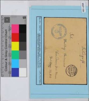 Privat-Feldpostbrief, Schiffsname/Landeinheit: 6. Kompanie Marine Flak-Abteilung 221, Feldpostnr. 36270; Frankatur, Mi.-Nr.: [Keine]; Poststempel: Gettorf 27.12.40. 10-11; Nebenstempel: Feldpost-Nr. 36270 Kiel-Friedrichsort
