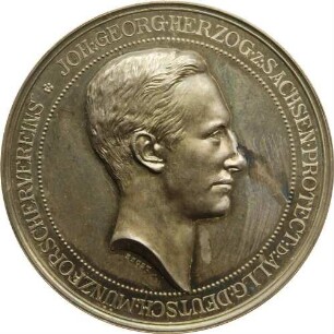 Prinz Johann Georg - 5. Vereinstag Deutscher Münzforscher in Dresden