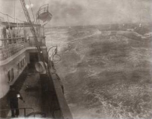 Dampfer "Tagus" im Atlantischen Ozan