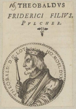 Bildnis des Theobaldus I. von Lothringen