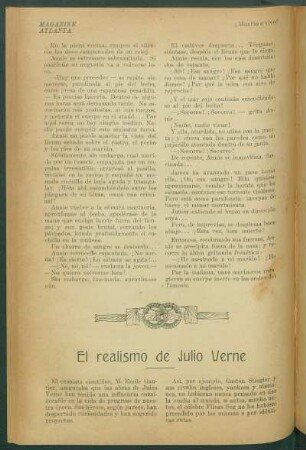 El realismo de Julio Verne