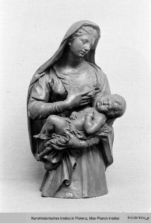 Madonna mit Kind - Mezza immagine di Maria che allatta il Bambino Gesù