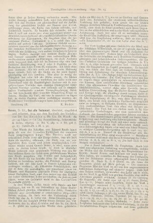 473-475 [Rezension] Reuss, Ed., Das alte Testament, übersetzt, eingeleitet und erläutert