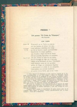 Poesías del poema: "El Cristo de Velazquez" (Dos fragmentos)