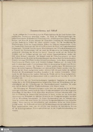 Zusammenfassung und Schluß