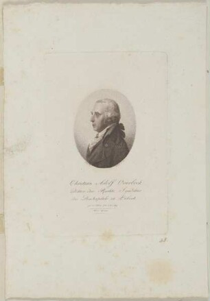 Bildnis des Christian Adolf Overbeck