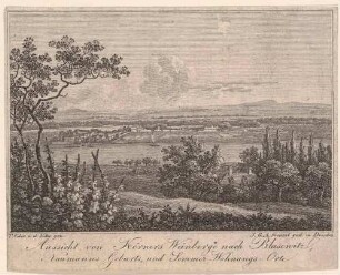 Aussicht von Körners Weinberg nach Blasewitz (Dresden-Blasewitz)