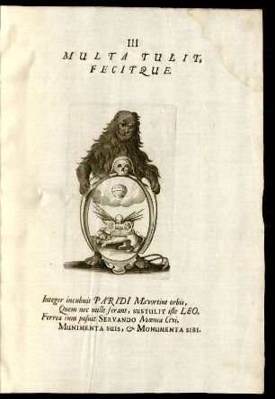 Multa Tulit, Fecitque.