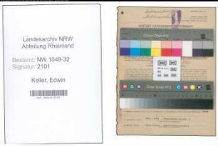 Entnazifizierung Edwin Keller , geb. 22.03.1889 (Beamter)