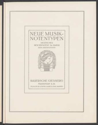 Neue Musik-Notentypen, Deutsches Reichspatent Nr. 214892, Auslandspatente