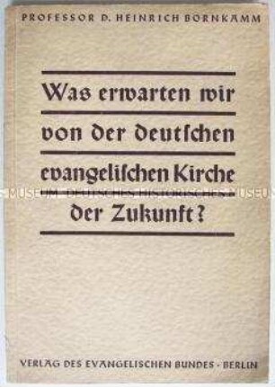 Streitschrift zur nationalsozialistischen Kirchenpolitik