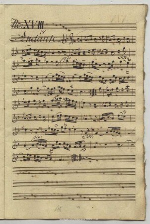 18. Anonymus, Andante, F-Dur