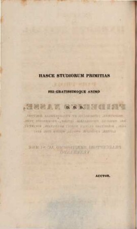 Quaedam de hydrope spinali : Diss. inaug.