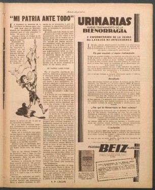 "Mi patria ante todo"