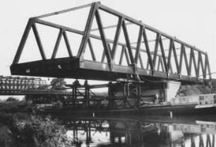 Bau Straßenbrücke Datteln - Olfen/Wesel-Datteln-Kanal