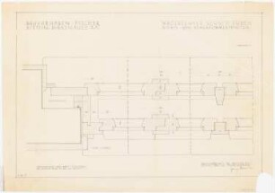 Wohnhaus H.C. Fischer, Stettin: Wohn- und Schlafzimmerfenster: Schnitt 1:1
