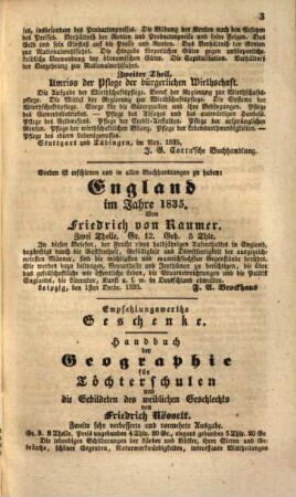 Bibliographischer Anzeiger. 1836