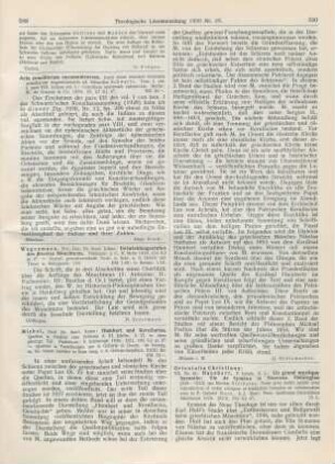 589 [Rezension] Schwartz, Eduardus, Acta Conciliorum Oecumenicorum. Tom. I: Vol. 1, Pars VIII