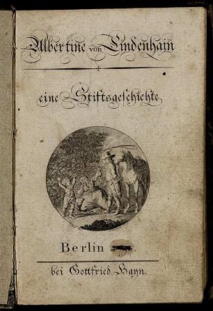 Albertine von Lindenhain : eine Stiftsgeschichte