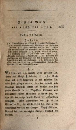 Ostfriesische Geschichte, 10,1 : von 1786 bis 1806.