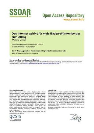 Das Internet gehört für viele Baden-Württemberger zum Alltag