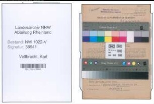 Entnazifizierung Karl Vollbracht , geb. 21.04.1918 (Bahnwart)
