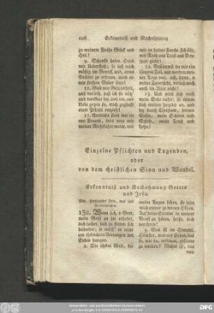 Erkenntniß und Nachahmung Gottes und Jesu.
