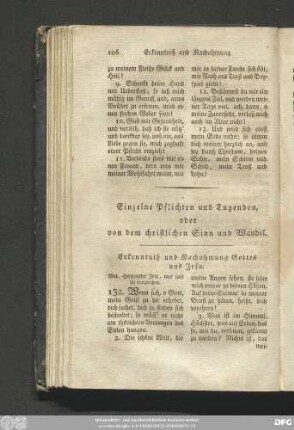Erkenntniß und Nachahmung Gottes und Jesu.