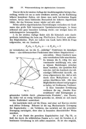 Lineale Konstruktionen.
