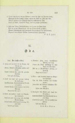 XI. Ode
