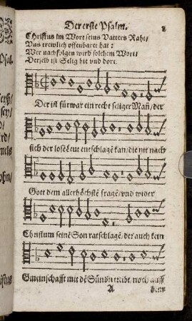 Der erste Psalm. - Der 10. Psalm.