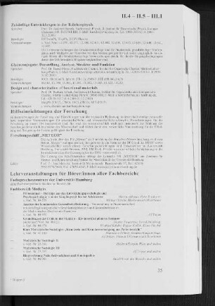 II.5 Hilfseinrichtungen der Forschung