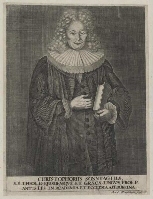Bildnis des Christophorus Sonntagius